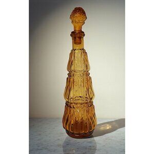 13" Creation Vimax Italian Made Amber/Gold Art Glass. 13"H X 4.5"W